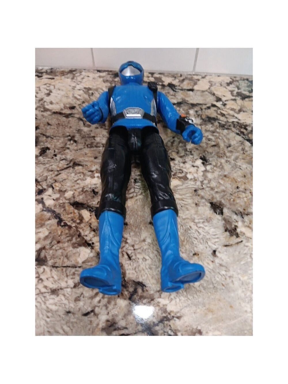 2018 Power Rangers 12" Lighting Collection Beast Morphers Blue Ranger Large - Picture 9 of 15